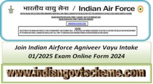 join_indian_airforce_agniveer_vayu_intake_01_2025_exam_online_form_2024