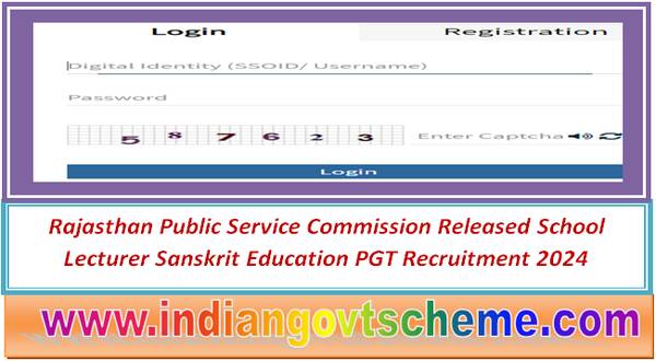 rajasthan_public_service_commission_released_school_lecturer_sanskrit_education_pgt_recruitment_2024