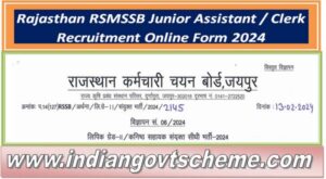 rajasthan_rsmssb_junior_assistant_clerk_recruitment_online_form_2024