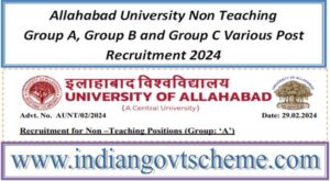 Allahabad University Non Teaching Group A, Group B and Group C Various Post Recruitment 2024 2 allahabad_university_non_teaching_group_a_group_b_and_group_c_various_post_recruitment_2024