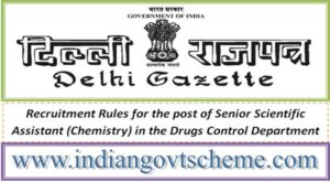 drugs_control_department_senior_scientific_assistant_chemistry_recruitment_rules_2024