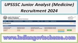 UPSSSC Junior Analyst (Medicine) Recruitment 2024 2 upsssc_junior_analyst_medicine_recruitment_2024