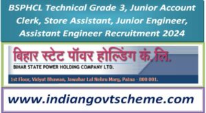 BSPHCL Technical Grade 3, Junior Account Clerk, Store Assistant, Junior Engineer, Assistant Engineer Recruitment 2024 2 bsphcl_technical_grade_3_junior_account_clerk_store_assistant_junior_engineer_assistant_engineer_recruitment_2024