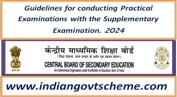 Guidelines for conducting Practical Examinations with the Supplementary Examination. 2024