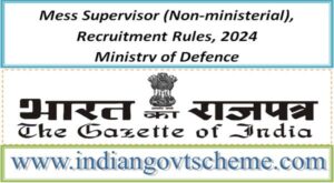 Mess Supervisor (Non-ministerial), Recruitment Rules, 2024 Ministry of Defence 2 mess_supervisor_non-ministerial_recruitment_rules_2024_ministry_of_defence