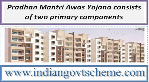 Pradhan Mantri Awas Yojana consists of two primary components