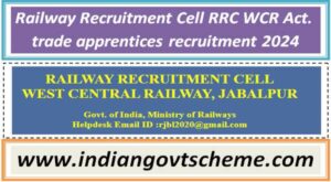 Railway Recruitment Cell RRC WCR Act. trade apprentices recruitment 2024 2 railway_recruitment_cell_rrc_wcr_act _trade_apprentices_recruitment_2024