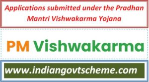 Applications submitted under the Pradhan Mantri Vishwakarma Yojana 2 applications_submitted_under_the_pradhan_mantri_vishwakarma_yojana