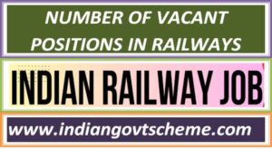 Vacant positions within Indian Railways, particularly in critical areas such as station management, safety operations and train security 2 number_of_vacant_positions_in_railways