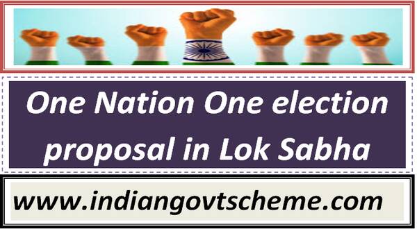 One Nation One election proposal in Lok Sabha