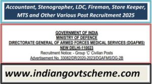 Accountant, Stenographer, LDC, Fireman, Store Keeper, MTS and Other Various Post Recruitment 2025 2 accountant_stenographer_ldc_fireman_store_keeper_mts_and_other_various_post_recruitment_2025
