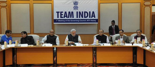 Image result for niti aayog meeting photos