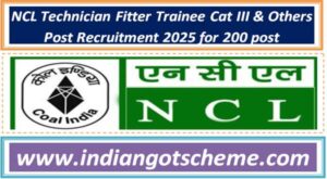 ncl_technician_fitter_trainee_cat_iii_&_others_post_recruitment_2025_for_200_post