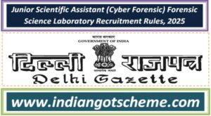 Junior Scientific Assistant (Cyber Forensic) Forensic Science Laboratory Recruitment Rules, 2025 2 junior_scientific_assistant_cyber_forensic_forensic_science_laboratory_recruitment_rules_2025