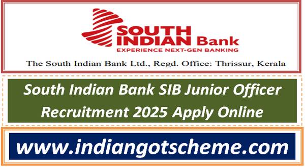 south_indian_bank_sib_junior_officer_recruitment_2025_apply_online