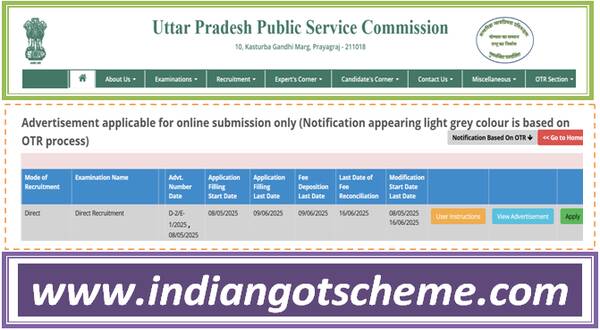 UPPSC Assistant Director, Principal, Filaria Control Officer, Reader, and Lecturer Recruitment2025