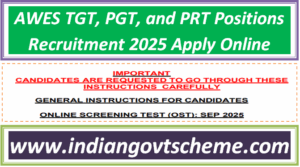 AWES TGT, PGT, and PRT Positions Recruitment 2025 Apply Online