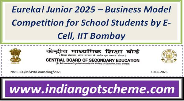 Eureka! Junior 2025 – Business Model Competition for School Students by E-Cell, IIT Bombay