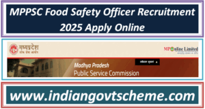 MPPSC Food Safety Officer Recruitment 2025 Apply Online