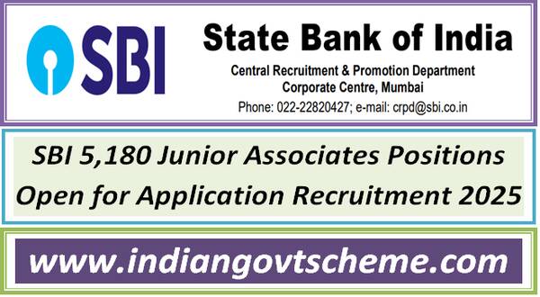 SBI 5,180 Junior Associates Positions Open for Application Recruitment 2025 7 sbi_5180_junior_associates_positions_open_for_application_recruitment_2025