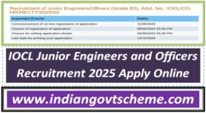 iocl_junior_engineers_and_officers_recruitment_2025_apply_online