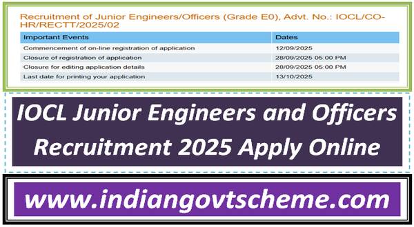 iocl_junior_engineers_and_officers_recruitment_2025_apply_online
