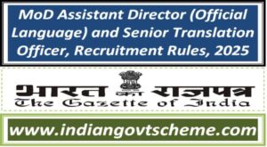 mod_assistant_director_official_language_and_senior_translation_officer_recruitment_rules_2025