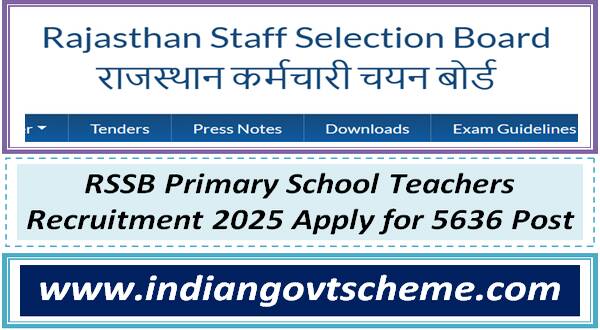 RSSB Primary School Teachers Recruitment 2025 Apply for 5636 Post 16 rssb_primary_school_teachers_recruitment_2025_apply_for_5636_post