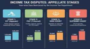 income_tax_department_maintains_year-wise_data_of_income_tax_disputes_at_various_appellate_stages
