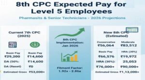 8th CPC Expected Pay for Level 5 Employees under the 8th Pay Commission for the post of Pharmacists or Senior Technicians 2 8th_cpc_expected_pay_for_level_5_employees_under_the_8th_pay_commission_for_the_post_of_pharmacists_or_senior_technicians