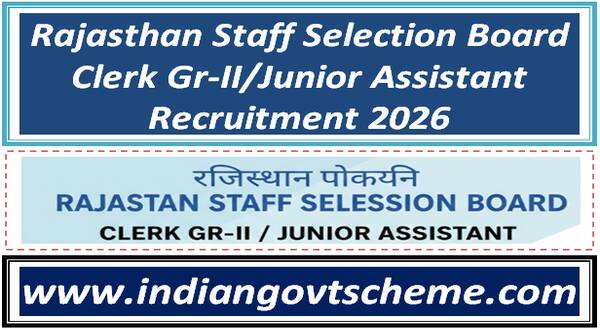 rajasthan_staff_selection_board_clerk_gr-ii_junior_assistant_recruitment_2026
