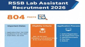 RSSB Lab Assistant 804 posts Recruitment 2026 2 rssb_lab_assistant_804_posts_recruitment_2026