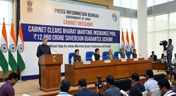cabinet_clears_bharat_maritime_insurance_pool_with_₹12980_crore_sovereign_guarantee_scheme
