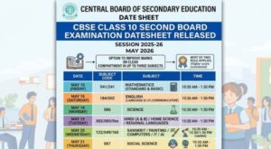 cbse_class_10_second_board_examination_datesheet_released