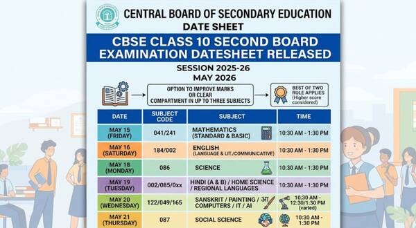 cbse_class_10_second_board_examination_datesheet_released