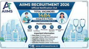 AIIMS Recruitment 2026 Notification Out for 1484 Group B and C Vacancies 2 aiims_recruitment_2026_notification_out_for_1484_group_b_and_c_vacancies