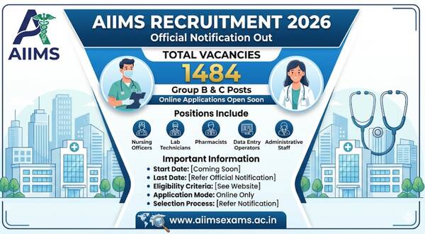 aiims_recruitment_2026_notification_out_for_1484_group_b_and_c_vacancies