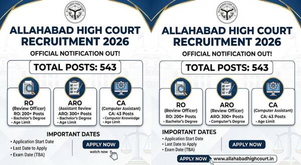 Allahabad High Court Recruitment 2026 Notification Out for 543 RO, ARO and CA Posts 1 allahabad_high_court_recruitment_2026_notification_out_for_543_ro_aro_and_ca_posts