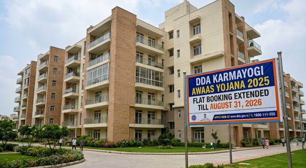 DDA Karmayogi Awaas Yojana 2025, Flat Booking Extended Till August 31, 2026