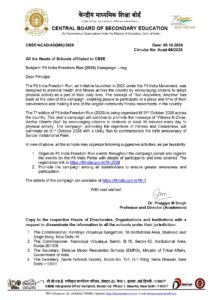 CBSE - Fit India Freedom Run (2026) Campaign 2 CBSE - Fit India Freedom Run (2026) Campaign